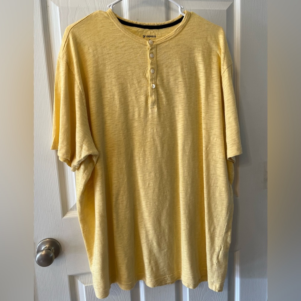 CREMIEUX XL Short Sleeve Yellow T-Shirt
